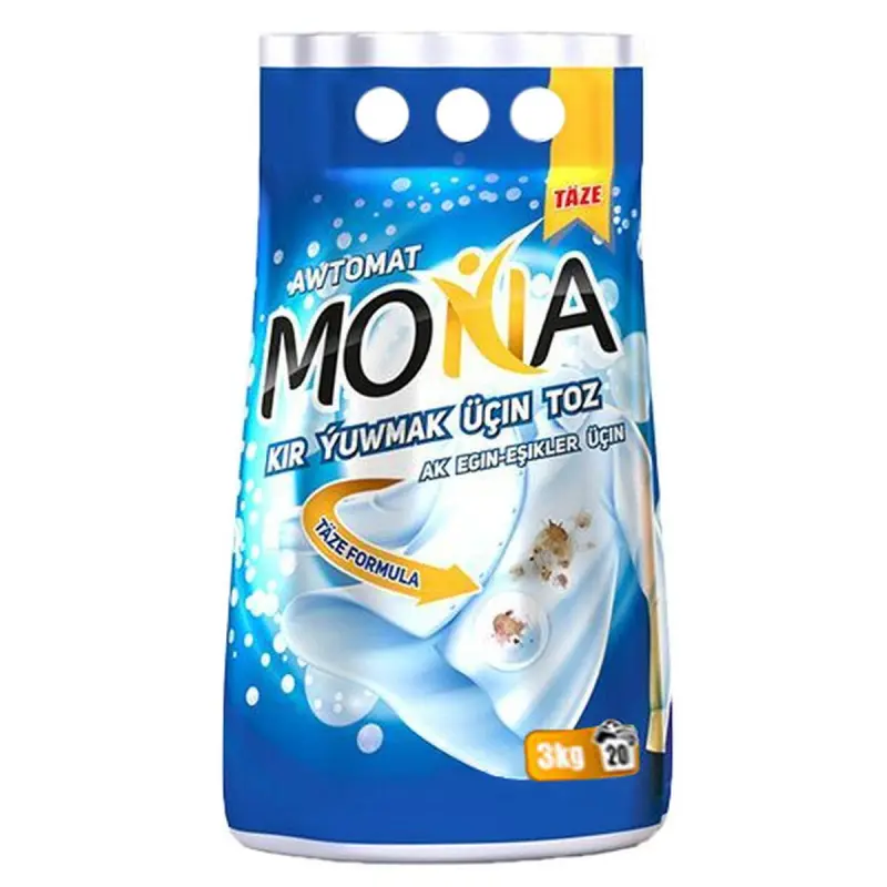Mona BK-00044773 | Automatic Washing Powder for Whites 3 kg