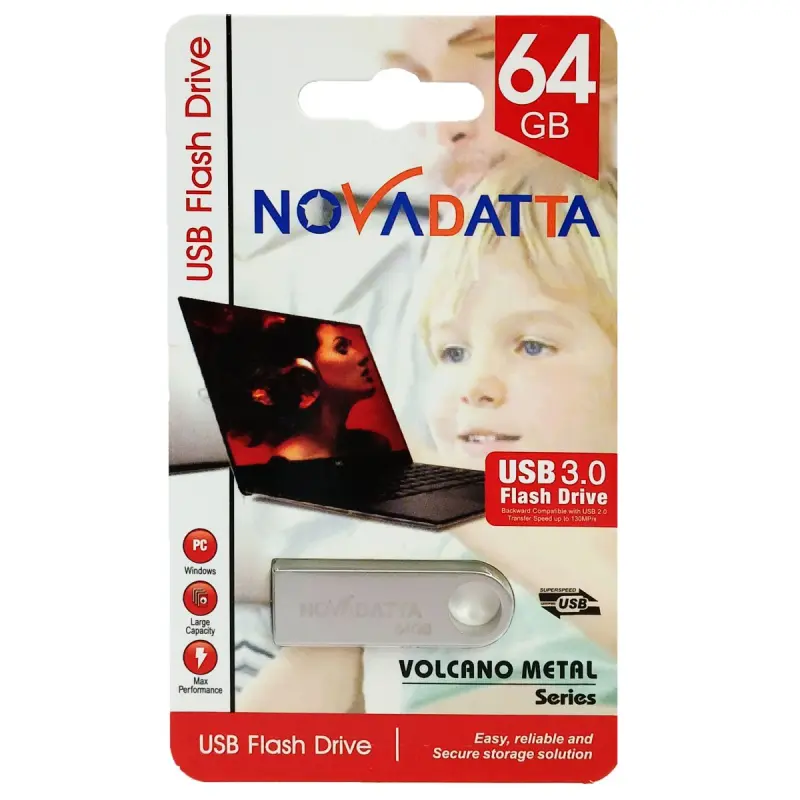 NOVADATA BK-00099841 | USB Flash Drive 64GB Metal Housing