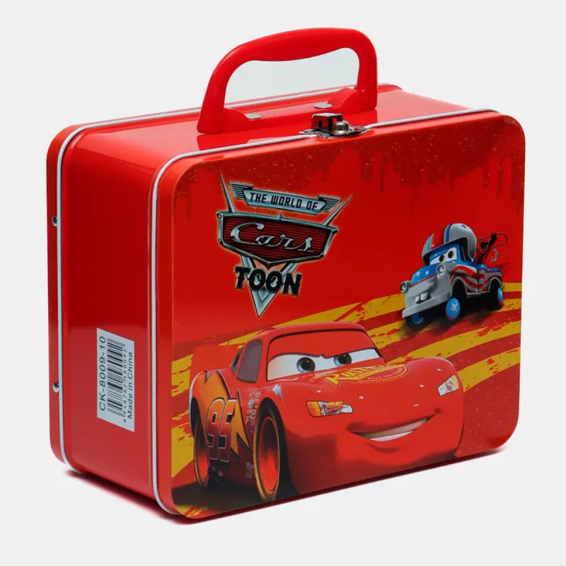 Cars-Toon BK-00100901 | Металлический ящик 19.5x15.5x9.2 см