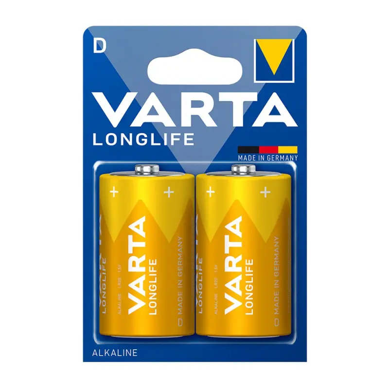 Varta 00-00002722 | Батарейка D Longlife Extra 2 шт.