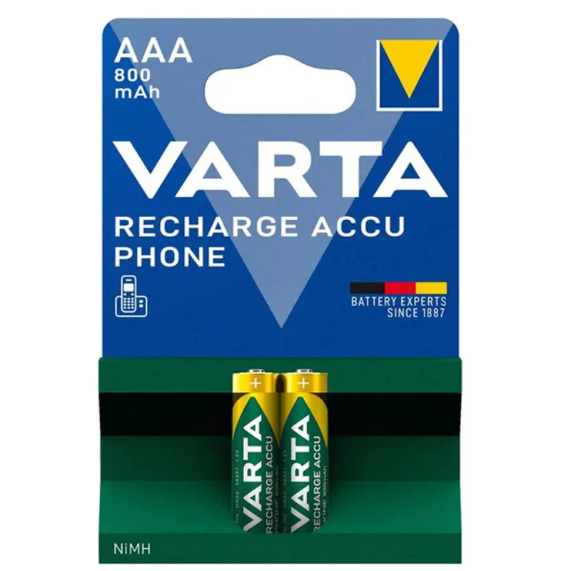 VARTA BK-00096465 | AAA аккумулятор 1.2В 800мАч
