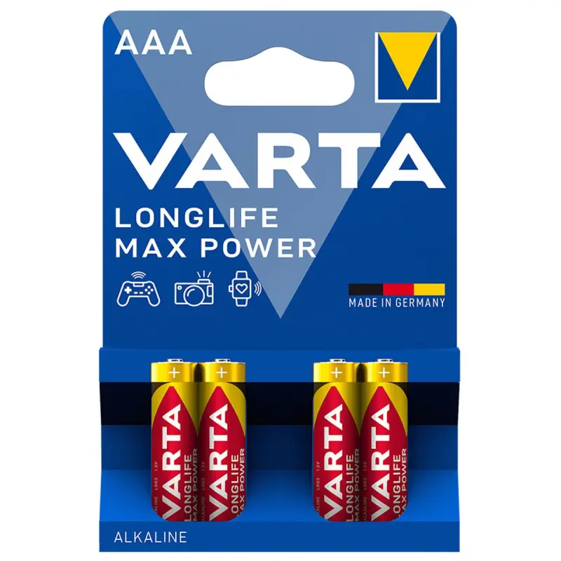 Varta 00-00003915 | AAA Batareýka 4 sany LONGLIFE MAX POWER