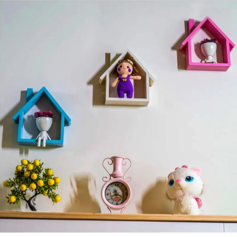 EVA BK-00080785 | Wall Shelf House Shape Durable EVA Material