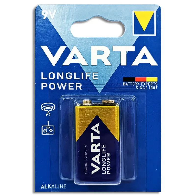 Varta 00-00003898 | 9V Battery Longlife Power