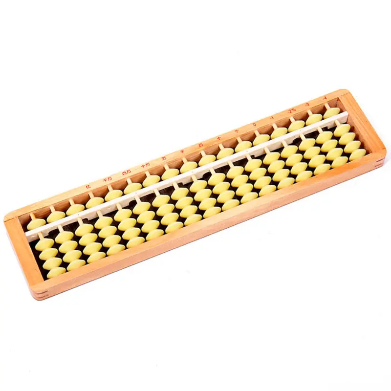 Абакус BK-00101292 | Счёты 13 рядов деревянные 23x6 см
