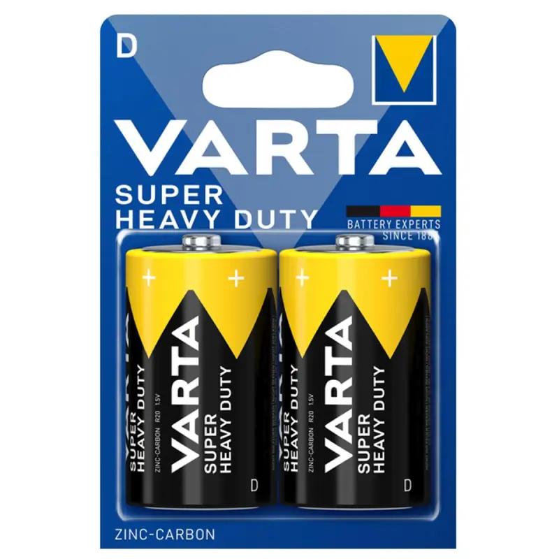 Varta 00-00004464 | D Batteries 2-Pack Long-Lasting Blister