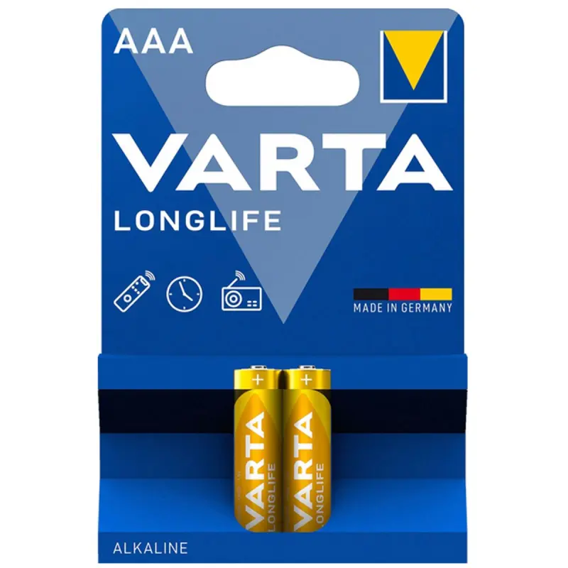Varta 00-00003922 | Батарейки AAA LONGLIFE упаковка 2 шт.