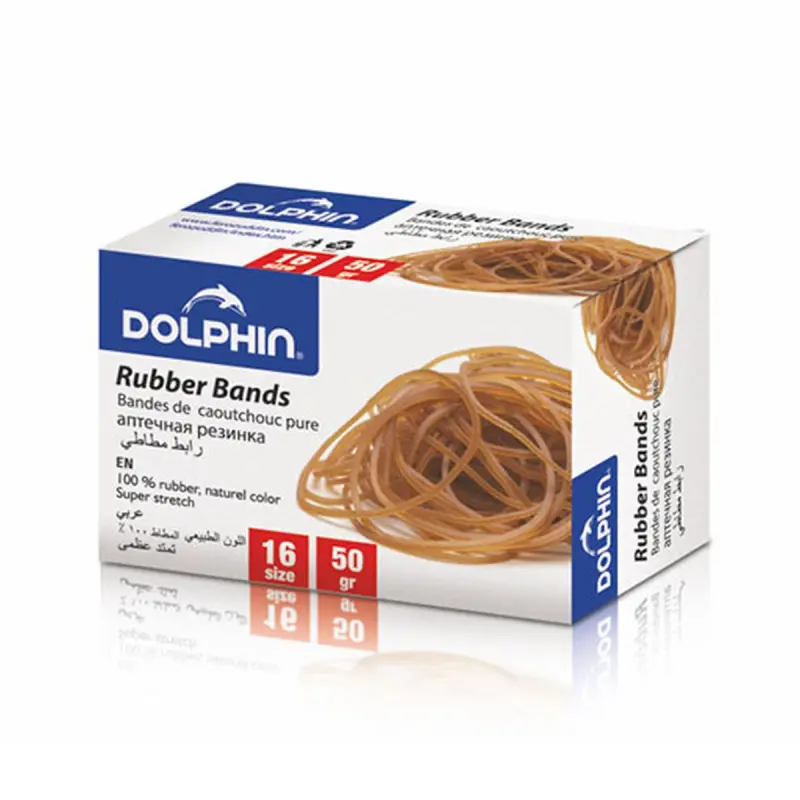 Dolphin 00-00001746 | Money Rubber Bands 50g Pack