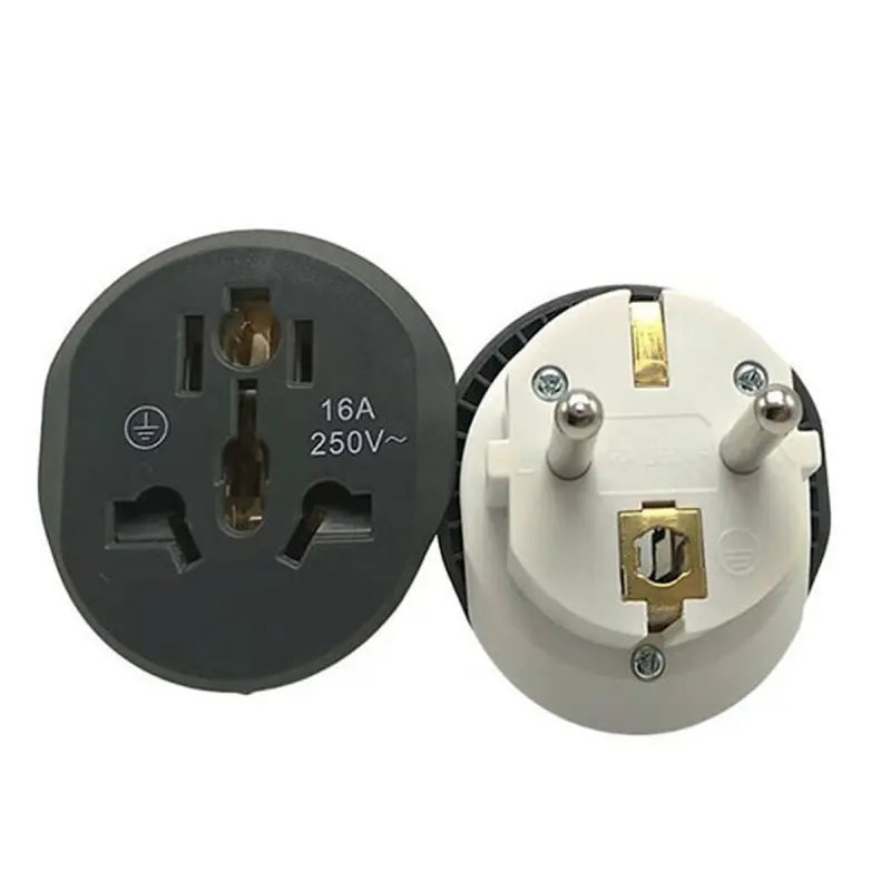 Euro MerKen BK-00047904 | Силовой адаптер 16A 250В Евро вилка