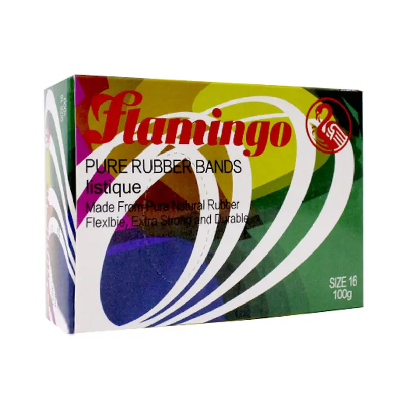 Flamingo BK-00017838 | Money Rubber Bands 100 g Carton Box