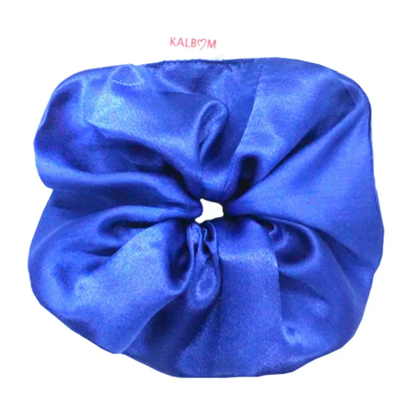 Scrunchie BK-00071575 | Hair Elastic Silk Rich Blue Small