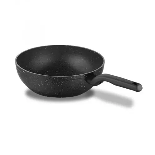 KORKMAZ A1119 | Aluminum Wok 28cm Durable Fast-Heating