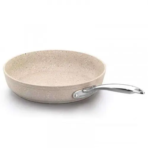 KORKMAZ A1265-1 | Granite Frying Pan with Lid 26x5 cm