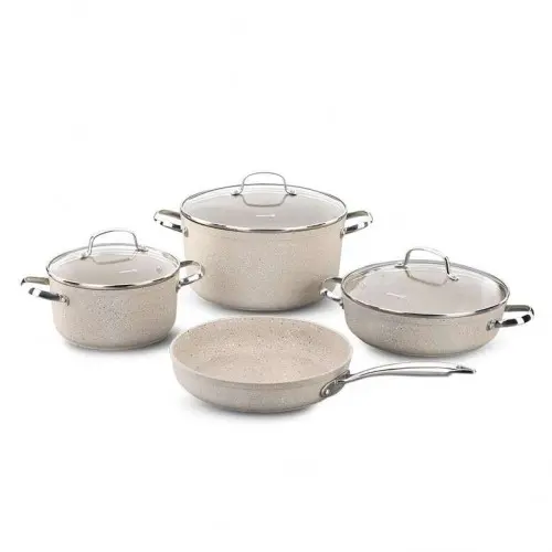 KORKMAZ A1272 | Cookware Set Granite-Coated Aluminium 7 pcs