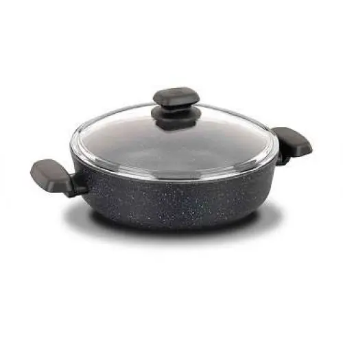 KORKMAZ A1345 | Aluminum Low Casserole 28x7.5 cm 4.0 l