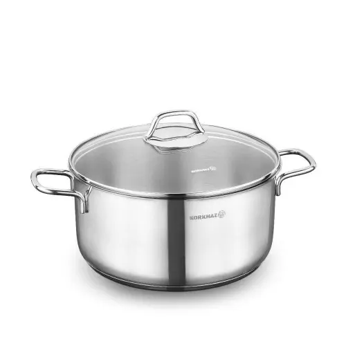KORKMAZ A1572 | Casserole 28x14 cm Stainless Steel