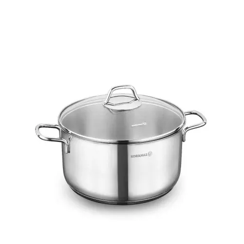 KORKMAZ A1657 | Gap-gaç 5,5 l poslamaýan polat 24x12 sm