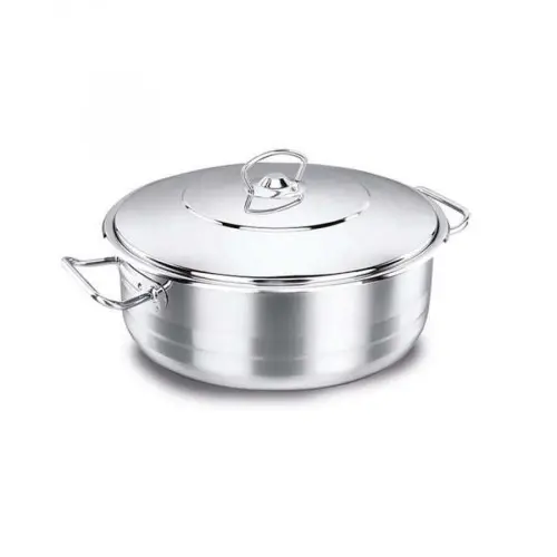 KORKMAZ A1941 | Mega Low Casserole 6.5 l Stainless Steel