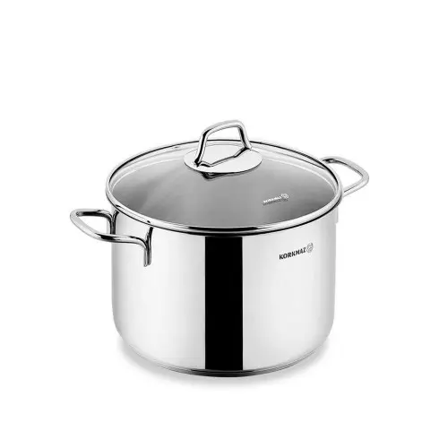 KORKMAZ A2698 | Extra Deep Casserole 20x16 cm Stainless Steel