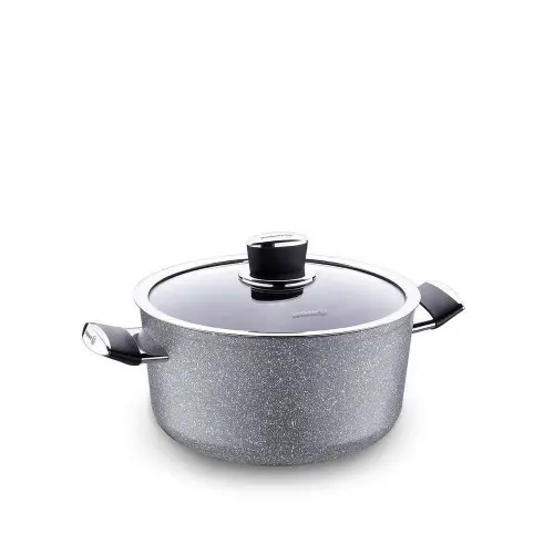 KORKMAZ A3903 | Casserole 24x12.5 cm Stainless Steel