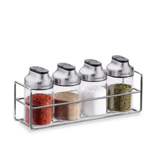 KORKMAZ A5629-7 | Spice Set 4 pcs Stainless Steel