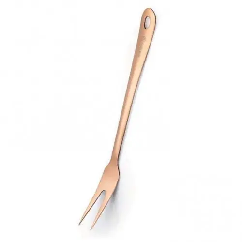 KORKMAZ A663 | Serving Fork Rose Gold Stainless Steel