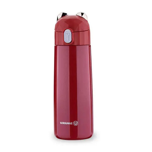 KORKMAZ A743-04 | Kids Flask 350ML Red Stainless Steel