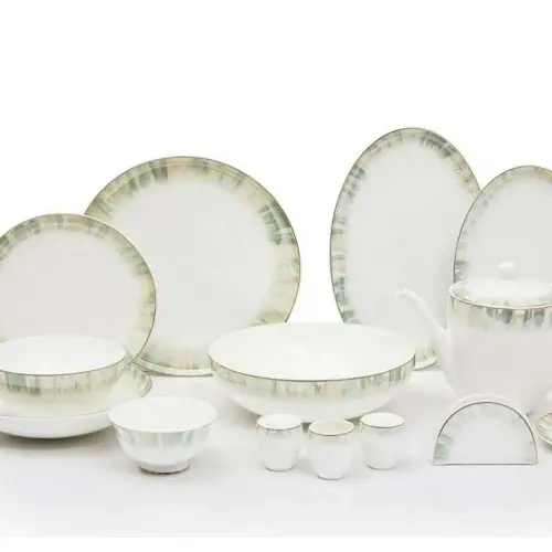 KORKMAZ A8279-2 | Dinner Set 87 pcs Porcelain