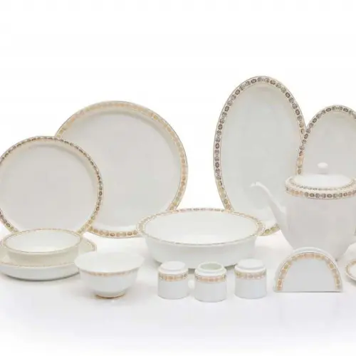 KORKMAZ A8279-4 | Dinner Set 87 pcs Porcelain
