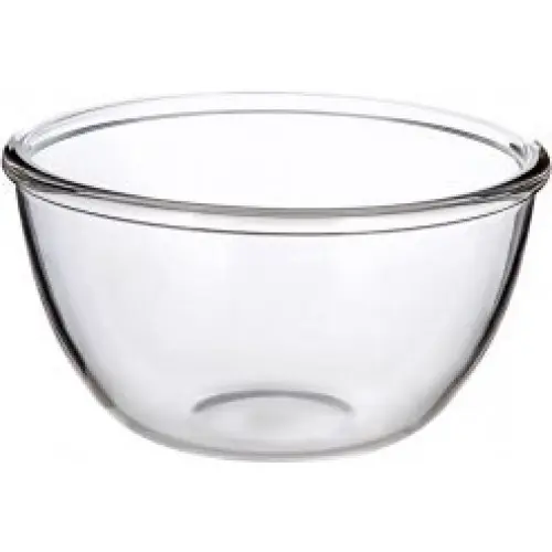 LUMIN N2603 | Tempered Glass Bowl 24 cm Cocoon Shape