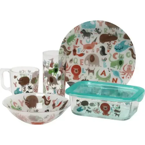 LUMIN V1367 | 5PC Tableware Set Child-Safe