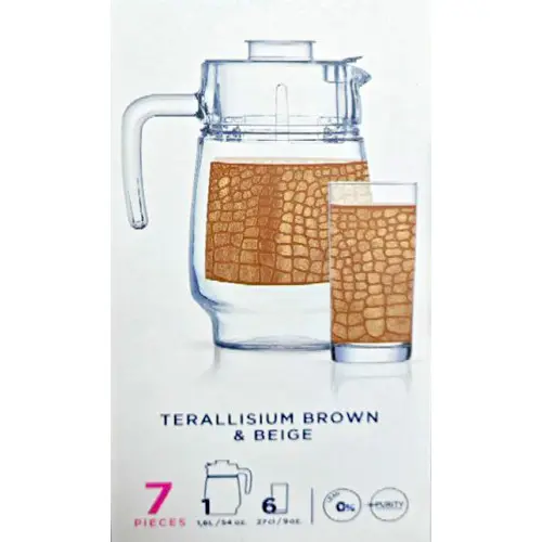 LUMIN X0259 | Içgi Gaplar Toplumy 7 Bölek Brow-Beige Aýna
