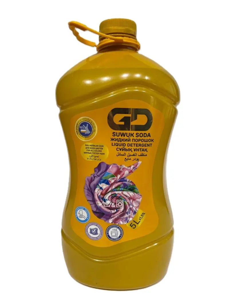 Guwly dere 4833020331320 | Жидкий порошок 5л для цветных тканей