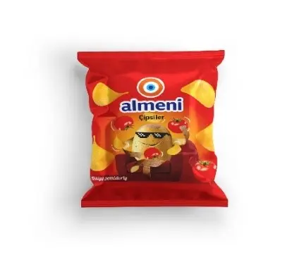 Almeni 4833003650752 | Tebigy pomidorly kartoşka çipsi 120g
