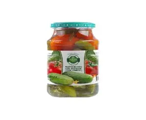 NUR 4833004981046 | Marinated Vegetables 900g Cucumbers & Tomatoes Jar