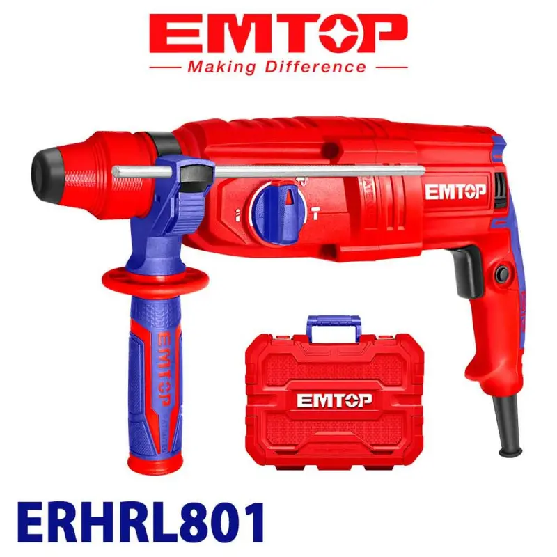 Emtop ERHRL801 | Перфоратор 26 мм 800 Вт