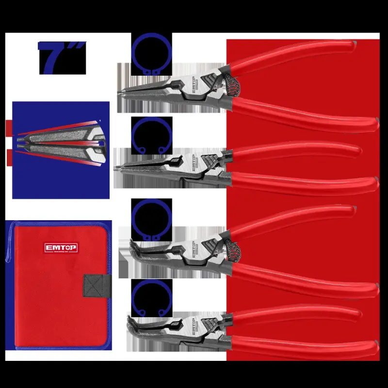 Emtop EPLSC7411 | Penseta Toplumy 7R 180mm 4 sany