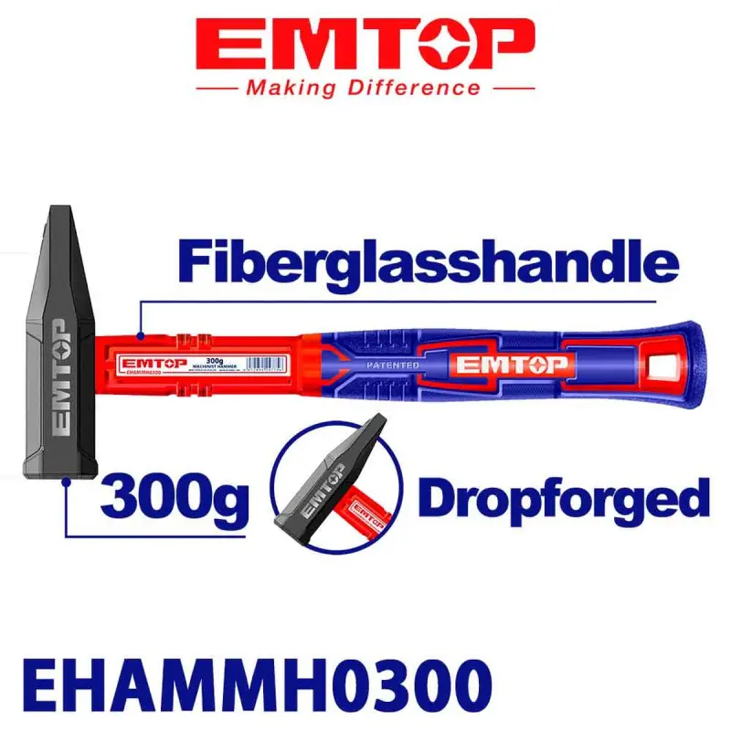 Emtop EHAMMH0300 | Çekiç 300g Polat Kelle