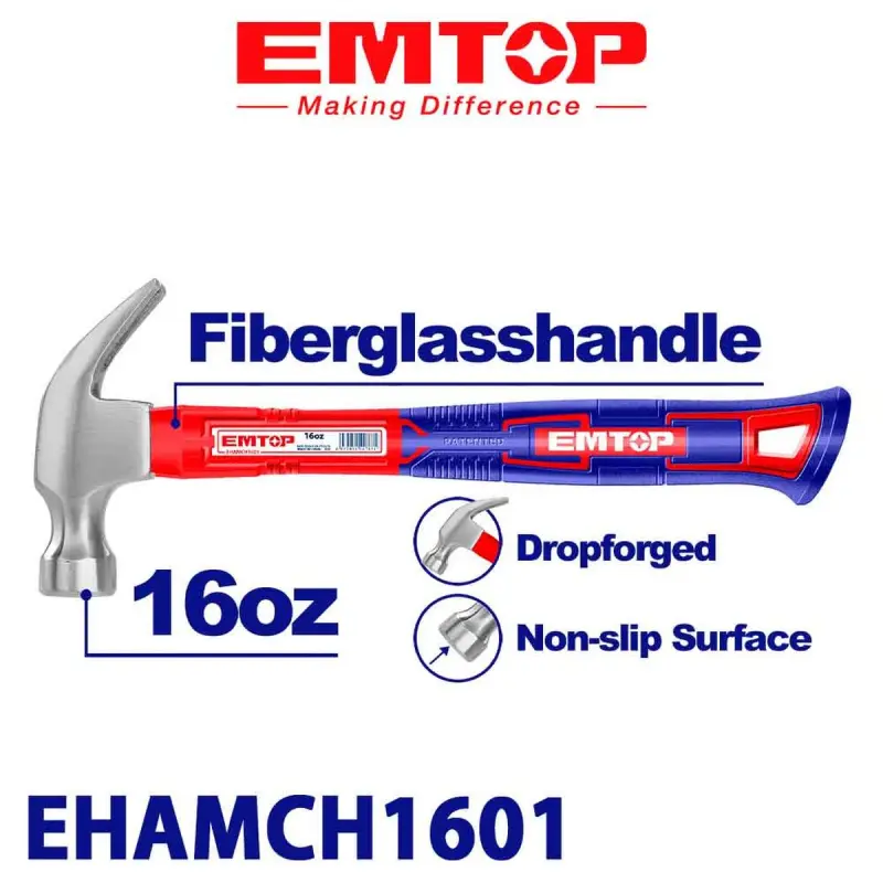 Emtop EHAMCH1601 | Guýma Demir Çekiç 450g