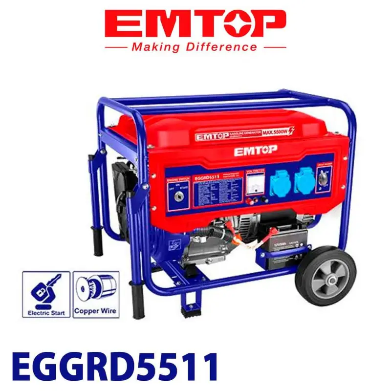 Emtop EGGRD5511 | Генератор 5.5кВт высокая мощность