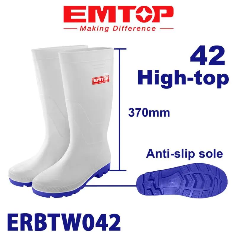 Emtop ERBTW042 | Ak rezin çyzgylar 42 ölçeg