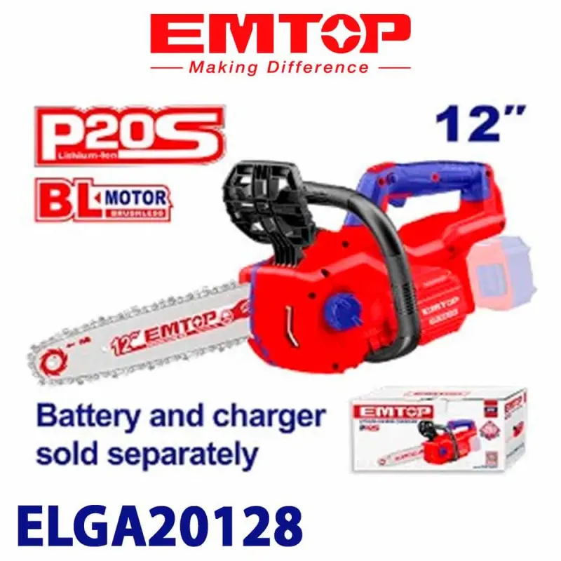 Emtop ELGA20128 | Benzopila 20V 12 dýuým 900W