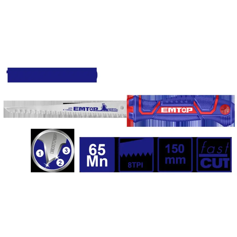 Emtop EHASW1501 | Ручная пила 150 мм стальная