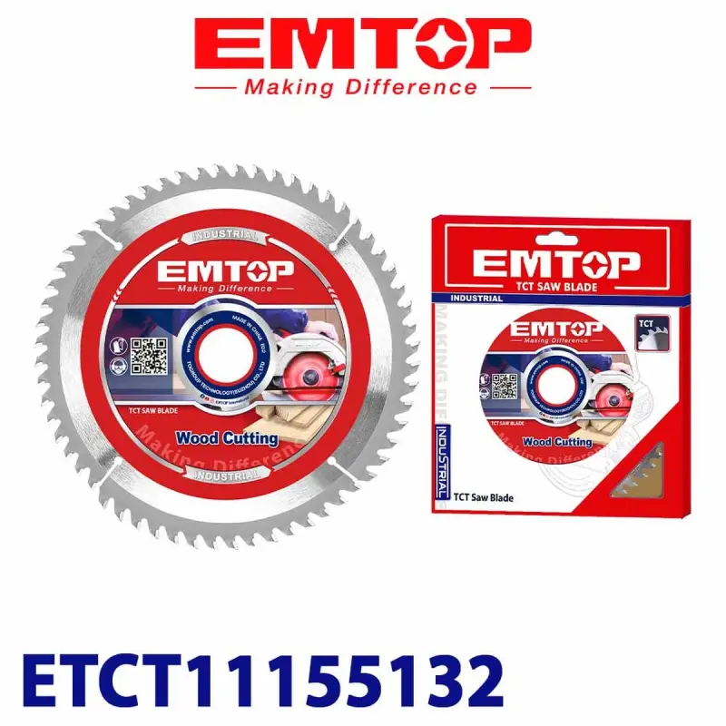 Emtop ETCT11155132 | Agaç Kesiji Disk 115mm 18T