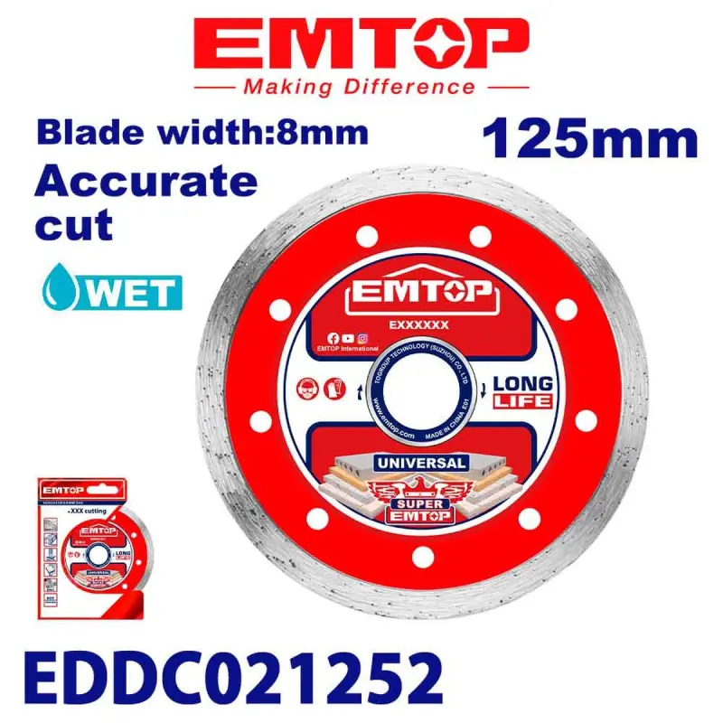 Emtop EDDC021252 | Beton diskasy 125x22.2mm