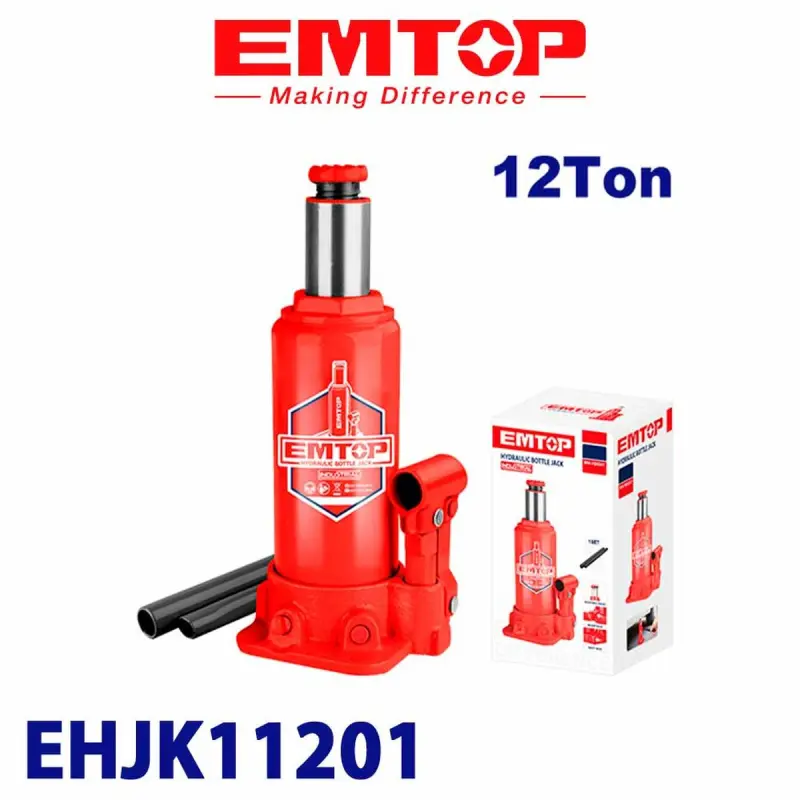 Emtop EHJK11201 | Hydraulic Jack 12 Ton 235-470 mm