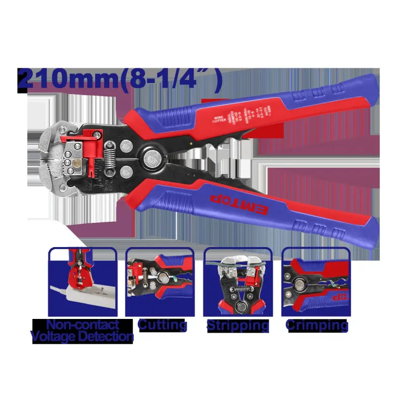 Emtop EWSP102429 | Cable Stripper with Indicator 210mm