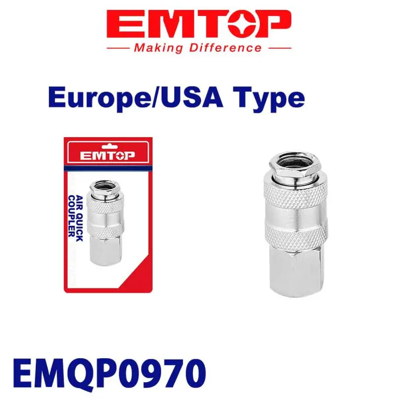 Emtop EMQP0970 | Штуцер для компрессора 1/4 дюйма металл