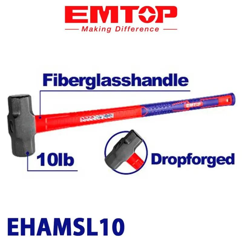 Emtop EHAMSL10 | 10lb Agyr Kuwalda Gurluşyk üçin