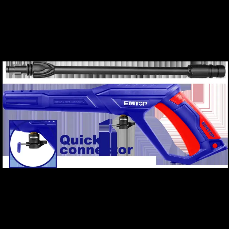 Emtop EHPS0101 | Basyşly Ýuwujy Pistolet Berk Gurluş